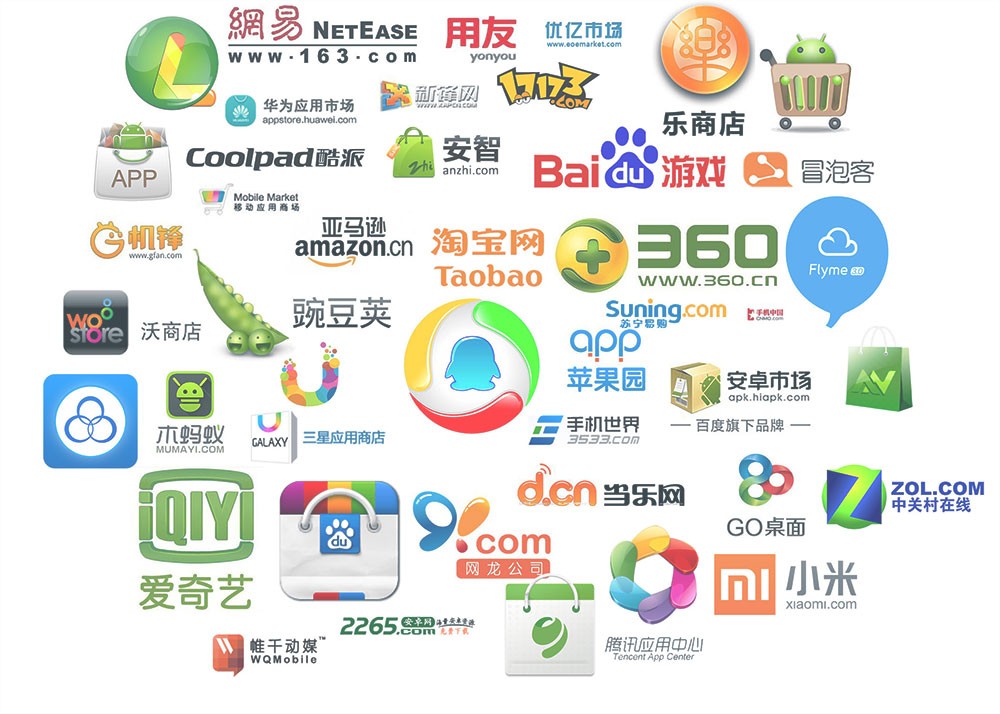 App stores logos